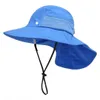 Children's LU Sunshade Hat Summer New Light and Thin Breathable Mesh Boys and Girls' Sunshade Hat Fisherman Hat Available in Six Colors fashionbelt006