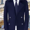 Misto lana da uomo arrivo moda maschile soprabito di lana obeso di alta qualità cappotto da uomo casual invernale taglie forti S - 4XL 5XL 6XL 7XL 8XL 9XL 231117
