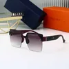 Modedesigner LOU VUT Luxus-Sonnenbrille 2023 Neue Damen-Netto-rote Sonnenbrille mit großem Rahmen, Brille, Übersee-Trend, dunkel, männlich