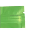 Worki do pakowania Matowa zielona folia aluminiowa stojak na torbę uszczelniająca łza nacięcie kawy do przechowywania fasoli kawy torebki LX4225 DH8CA