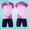 Verzamelbare Jeugd Colge Voetbaltenues Shorts Studenten Voetbalkleding Sets Polyester Breathab Sportshirts Heren Voetbaluniformen R Maat Q231118