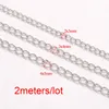 2 meter roestvrijstalen verlengketting 2/3/4 mm gouden ketting kettingen voor armband doe-het-zelf kettingaccessoires sieraden maken ambachten sieraden maken sieraden bevindingen