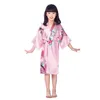 Roupas étnicas estilo japonês pijamas manto de banho infantil menina quimono impressão tradicional bobo bobe noturs vestido crianças haori yukata roupas de dormir