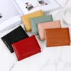 Plånböcker Kreativa stenmönster Kort för kvinnor Small Pu Leather Quality Purse Card Holder Female Money Clip Students Coin Bag