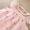 Mädchen Kleider Mädchen Kleinkind Baby Mädchen Blumen niedlich Rüschen Tüll Kleid Outfits Hochzeit Geburtstag Prinzessin Kurzarm Party Sommerkleid Kind