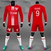 Koleksiyon Çocuklar Yetişkin Futbol Formaları Kiti Stripe Long Seve Futbol Eğitim Takım Çocuklar Erkek Futbol Üyesi Kes Hızlı Kuru Spor Giyim Q231118