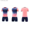 Collectable Adult Kid Soccer Jersey Customize Football Uniforms Shirts Men Futsal Sportswear Kit Women Football Tracksuit Sport Suit Clothes Q231118