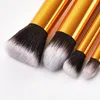Make-up-Pinsel 10-teiliges Set Lidschatten-Concealer-Lippen-Augen-Pinsel-Kits Schwarzes Foundation-Puder-Blush-Profi-Kosmetik-Werkzeug