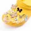 Accessoires de breloques Croces de styliste, strass scintillants, cadeau pour fille, décoration de chaussures sabots