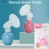 Bröstpumps baby matning manuell bröstpump bpa gratis bröstmjölk extraktor nippel sug amning mammor bröstmjölk amning pumpl231118