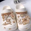 Uroki buta dla croces DIY Diamond Pearl Chain Dekoracja kamienia szlachetnego klamra dla croces buty akcesoria dla dzieci impreza dziewczyny prezent