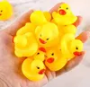 Fashion Bath Water Duck Toy Baby Small DuckToy Mini Yellow Rubber Ducks Children Swimming Beach Gifts 460Q