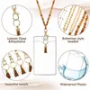 Keechhains boho personalizzato personalizzato in legno di legno badge ideale di mamma mama in fuga collana con tassel chic takechain regalo