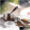 Coffee Scoops 30Ml Metal Measuring Spoon Mtifunction Scoop Stainless Steel Long Handle Powdered Milk Lx3343 Drop Delivery Home Garde Dhygq