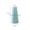 Vasen Kleine feste frische Keramikvasen Moderne einfache Wohnzimmer Home Decor Trockenblume dekorative Gegenstände Ornament Mini Vase Drop Deliver DHPCU