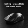 Mäuse eingetroffen AJ219 kabellose Maus mit 2 4 GHz Bluetooth 5 0 kabelgebundener Thrip-Verbindung PAW3395 Gaming-Chipsatz 26000 DPI 231216