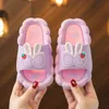 Pantofole Pantofole per bambini estivi Simpatico cartone animato Fiocco Morbido Confortevole antiscivolo Traspirante Ragazzi Ragazze Pantofole casuali per la casa Scarpe per bambini 230417