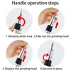 Nail Art Equipment Electric Drill Machine Set Professional Milling Cutter For Manicure Files Bits Gel Polish Remover Tools 230417