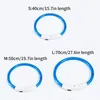 Dog Collars Leashes LED Pet Collar Removable Luminous Necklace Flash USB Anti Loss Night Safety Product 231117