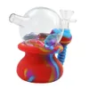 Hookahs YHSWE Silicone Diamond Hoodle Water Pipe Smoking Pipes Hookah Bong Hand Pipe Tobacco Bubbler