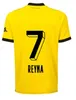 23 24 Sancho Soccer Jerseys Reus Dortmunds 50 ans au Westfalenstadon Special 2024 Borussia Soccer Haller Football Shirt Neongelb Brandt Men Kids Kit All Black