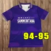 Retro Fiorentina Soccer Jerseys Batistuta Rui Costa Home Football Room Camisas de Futebol Vintage Classic 84 85 89 90 91 92 93 94 95