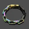 Marque classique en forme de V carré chaîne Bracelet nouvelle mode quatre feuilles fleur Designer Bracelet pour hommes de haute qualité bijoux de luxe