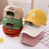 Ball Caps Kids Baseball For Girl Boy Hats Sunscreen Baby Hat Hip Hop Embroidered Children's Letter M Cap Toddler 1-2-3-4-5 Years