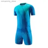 Maglia da calcio da uomo da collezione 23/24 della nuova stagione Imposta personalizzata Quick Dry Short Seve Print Youth Ma Team Training Uniforme da calcio Outfit Q231118