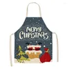 Décorations de Noël 2022 Tablier Cuisine Fournitures Santa Ornements Décoration pour la maison Navidad Année Cadeaux Kerst Drop Livraison Jardin DH9SJ