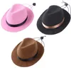 Dog Apparel Funny Pet caps Costume Apparel Accessories Cowboy Hats with Adjustable Elastic Chin Strap hat LT358