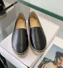 Espadrillas di lusso con punta trapuntata cucita a mano pura da donna, mocassini trapuntati alti, taglia primaverile