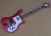 4 Strings Metallic Pink Electric Bass -gitaar met Rosewood Boodboard Body Binding Aanbieding Logo/kleur Aanpassen