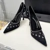 2023, zapatos de tacón para mujer, zapatos de boda para mujer, sandalias de tacón alto, moda desnuda, correas de tobillo, zapatos con remaches, zapatos de tacón alto sexis, zapatos de novia, talla 35-40-343