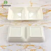 A5 Mélamine Imitation Porcelaine Vaisselle Rectangle Sauce Plats Cafétéria Restaurant Sashimi Moutarde Assiette Vaisselle