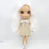 Muñecas ICY DBS Blyth Doll 16 bjd Tan Skin Connection Cuerpo Cara brillante 30 cm Juguete Niña Regalo 231117