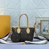 Mini Tote Bag Shoulder Bag Designer Bag Luxury Totes Handbags With Purses Womens Shoulder Bag Full Crossbody Bag Brown Flower Leather Wallet Clutch 24cm Fencefinds