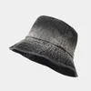Kobiety mężczyźni umyte dżinsowe stałe wiadro czapki dama samca wiosna lato jesienne Panama Rybak kapelusz dla kobiet mężczyzn