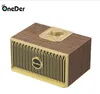 OneDer-V5 Bluetooth Speaker Retro Wooden Wireless Portable Outdoor Home Desktop Audio Bass Radio AUX HIFI TF Card FM Phone Holder Speakers Vs V6 D6 V2