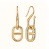 O Maillon Earrings Charm for Woman Stud Designer Gold Flated 18K T0p最高のカウンターアドバンスマテリアルヨーロッパジュエリープレミアムギフトボックス016