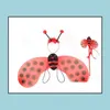 Andra evenemangsfest levererar barn Fairy Ladybug Bee Wing Costume Set Fancy Dress Cosplay Wings Tutu kjol Wand pannband Girl Boy Chr Dhvpa