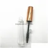 Packing Bottles 10Ml Empty Mascara Bottle Container Tube With Eyelash Wand Brush Portable Round Clear Emptys Mascaras Drop D Dhgarden Dht4Z