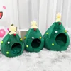 猫のベッドクリエイティブクリスマスツリーリッター犬小屋かわいい冬の温かいペットネストファッションハウス用品