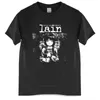 Herren T-Shirts Angekommen Herren T-Shirt Serial Experiments Lain T-Shirt Herren Baumwolle Harajuku Japan Manga Iwakura T-Shirts Homme Schwarzes T-Shirt 230418