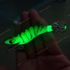 1Set Kinds of Wood Shrimp Squid Fishing Bait 2.5 -3.0 Hook Wooden Shrimp Luminated Squid Jigs Sea Fishing Lures Artificial Lures FishingFishing Lures artificial