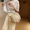 Duffel Bags Summer Straw Woven Women 'S Pouches 2023 Trendy Fashion Chain Versatile Ins Messenger Bag Internet Famous Hat