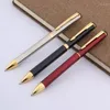 Luxe 801 roestvrijstalen pijlschrijven schrijven Ballpoint Student Gold Ball Point Stationery Office School Supplies