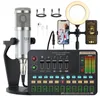 Microfoons Upgrade Professionele Audio V10XPRO Geluidskaartset PRO BM800 Mic Studio Condensatormicrofoon voor Live Streaming 231117