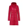 Piumino da donna Designer Piumino Cappotto Felpe con cappuccio Parka invernale Cappotti Moda classica Lettera Antivento Piumino caldo Capispalla Imbottitura in anatra bianca Uf3i