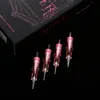Tattoo Needles 20 piecesbox highquality pink VIPER PMU Sharp durable and long pointed tattoo needle permanent makeup box 231117